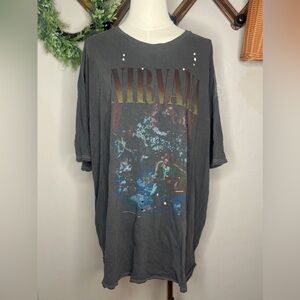 NWT urban outfitters distressed nirvana tee